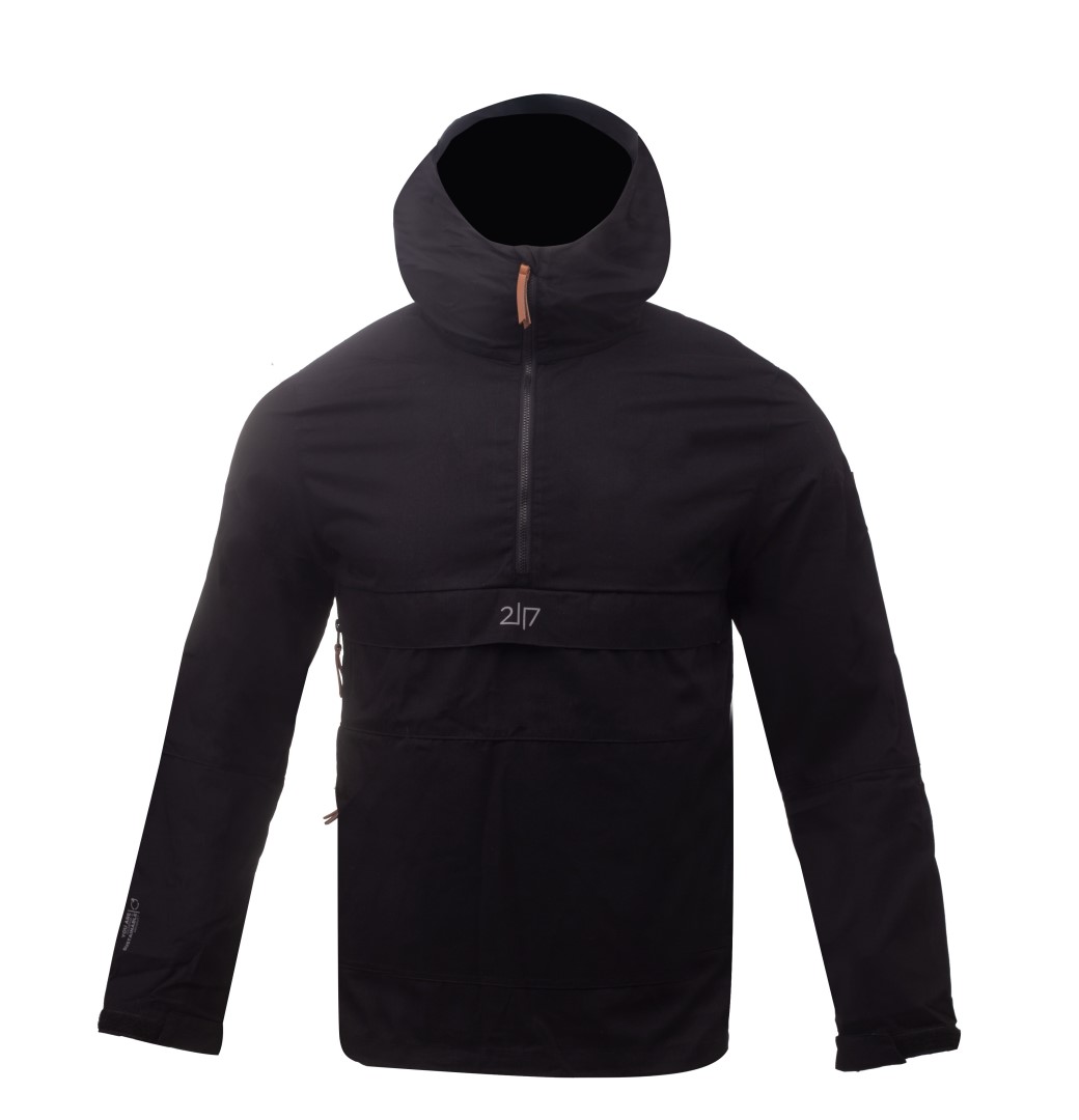 LIDHULT pánský retro anorak - černá