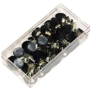 spotřební materiál WINTERSTEIGER Snowboard Multi-Inserts 7 mm, black (50 pcs.)