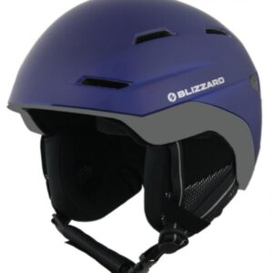helma BLIZZARD Bormio ski helmet, blue matt/anthracite metallic matt