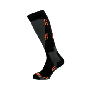 lyžařské ponožky TECNICA TECNICA Wool ski socks, black/orange