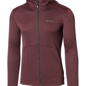 ATOMIC ALPS FZ HOODIE - Maroon